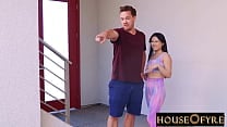 HOUSEOFYRE Tiny Asian Hitch Hiker Lulu Chu Picked Up and Fucked