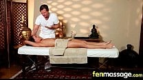 Massage Girl Sucks the Tip for a Tip 19