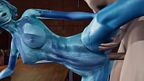 Halo Cortana gets creampied 3D Porn