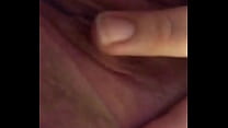 Katie rubs her clit