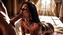 I fuck Nefertiti and cum on her face AI Generated