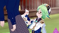 genshin impact Sucrose scene di sesso Thereal3dstories 1