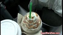 Blacks On Boys Interracial Gay Hardcore Bareback Fuck Video 17