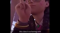 D Va is Bored in Class