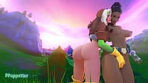 Fortnite porn Rogue plays with Shuri Fortnite porn Rogue plays with Shuri