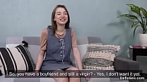 Inviting teen pleasures narrow twat until she is having orgasm