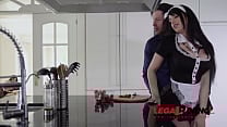 Maid Katrina Moreno 039 s giant tits and big ass make husband cheat on his wife GP762