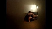 BBW caught playing with her big tits and pussy Voyuer