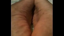 Cum to my footjob feet