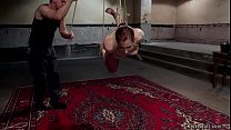 Redhead slave anal gangbang fucked