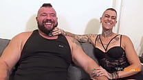 The MUSCULAR couple wants to do porn Meet Strongman and Harley