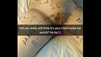 Dirty cuckold cheating captions compilation with a lot of creampies and pregnancy Milky Mari