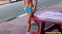 Anal sex pov style with real bikini babe Anal sex pov style with real bikini babe