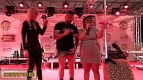 Funny show with pornstars on stage Funny show with pornstars on stage