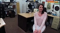 Customers wife fucked with horny pawn man in the backroom Customers wife fucked with horny pawn man in the backroom