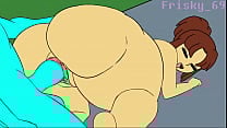 Frisky 69 Frisk lovedtale siendo cojida por sans