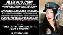 Police lady extreme anal bottle fisting amp prolapse Police lady extreme anal bottle fisting amp prolapse