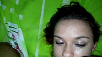 Cum on teen 039 s face