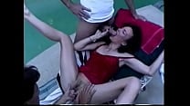 An experienced brunette with cool tattoos Sondra Dee rides one guy 039 s penis and simultaneously gives another blowjob An experienced brunette with cool tattoos Sondra Dee rides one guy 039 s penis and simultaneously gives another blowjob