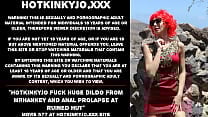 Hotkinkyjo fuck huge dildo from mrhankey and anal prolapse at ruined hut