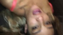 Girl tied up takes cock in mouth and eats ass Girl tied up takes cock in mouth and eats ass