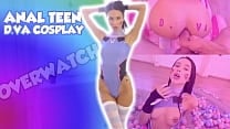 Anal Teen is ravaged DVA cosplay Double dildo Flexible Teen   Trailer  03 Alyssa Bounty