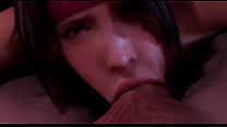 Jessie blowjob Cloud cum in mouth final fantasy 7