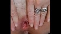 My shaved pussy masturbation after work