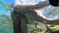 UNDERWATER ANAL SEX Cum eat Mouth PISS