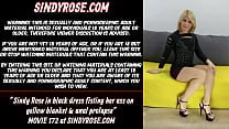 Sindy Rose in black dress fisting her ass on yellow blanket amp anal prolapse Sindy Rose in black dress fisting her ass on yellow blanket amp anal prolapse