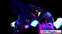 Black Light Rainy Night with Abigal Mac  amp  Ava Addams