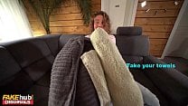 FAKE FAMILY Step Sister and Her Friend Massaged Then Fucked on Couch by Step Brother FAKE FAMILY Step Sister and Her Friend Massaged Then Fucked on Couch by Step Brother
