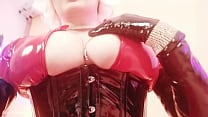Red PVC Selfie Fetish Video Arya Grander