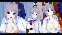 【エロゲーコイカツ！】東方 物部布都におっぱい揉みまくりH！3DCG巨乳アニメ動画 東方プロジェクト 【ヘンタイゲーム とうほう もののべのふと】