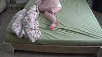 Home camera watches  a chubby wife masturbate and cum in white panties before bed  PAWG  Home camera watches  a chubby wife masturbate and cum in white panties before bed  PAWG