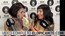 GLORIA NAHIR Y PAO DULZURA COMEN LA BANANA CON CREMA EN EL CUARTO PICANTE
