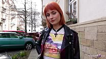 GERMAN SCOUT Skinny Crazy Redhead Teen Dolly Dyson get Rough Fucked at Model Job