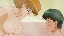 MILF Stepsister Takes a Bath with her 18yo Stepbrother Uncensored Hentai Subtitled