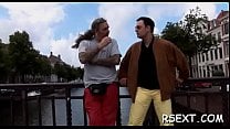 Concupiscent old stud gets it on in the amsterdam redlight district