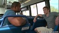 PROJECT CITY BUS Interracial gay sex on a bus