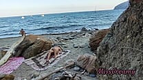 2 Flashing my pussy in front of a guy in public beach and he helps me squirt it 039 s very risky MissCreamy 2 Flashing my pussy in front of a guy in public beach and he helps me squirt it 039 s very risky MissCreamy