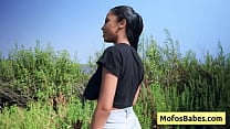 Lovely black hot girl Eden West with nice natural boobs rub he rpussy while getting a car ride Lovely black hot girl Eden West with nice natural boobs rub he rpussy while getting a car ride
