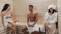 TRANS ANGELS Skyy Can 039 t Help Checking Bailey Archer 039 s Curves In The Sauna While His Gf Sits Next To Him TRANS ANGELS Skyy Can 039 t Help Checking Bailey Archer 039 s Curves In The Sauna While His Gf Sits Next To Him