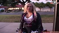 Blonde Teen pick up at the street for a fuck in a car Blonde Teen pick up at the street for a fuck in a car