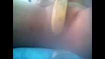 Mi puta masturb aacute ndose con un platano