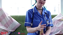 Blue Haired Alternative Nurse Takes Care Of Your Cock In An Appointment
