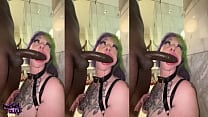 Goth Pawg Sucking amp Riding MONSTER BBC Footjob Finish Goth Pawg Sucking amp Riding MONSTER BBC Footjob Finish