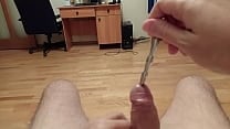 Small penis plug is fully inside pushed by the other cock sounding rod Small penis plug is fully inside pushed by the other cock sounding rod