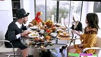 FamilyOrgasm Medieval Stepfamily Stroking Orgy Thanksgiving