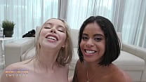 Natasha Rios and Vivian Lola on a balls deep two on two with pee drink cream pie swallow atogm and lots of anal riming